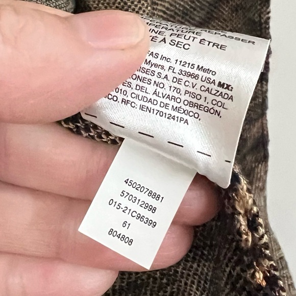 Chico’s Jacquard Leopard Animal Print Cardigan Sweater - Picture 13 of 13